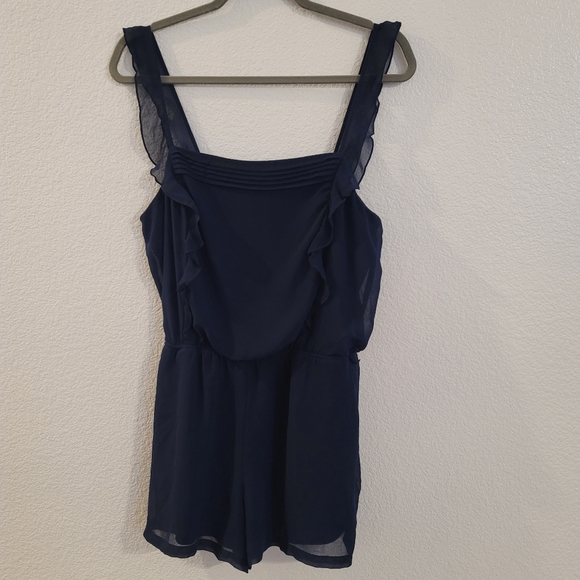 princess vera wang Pants - PRINCESS VERA WANG navy blue romper, size L